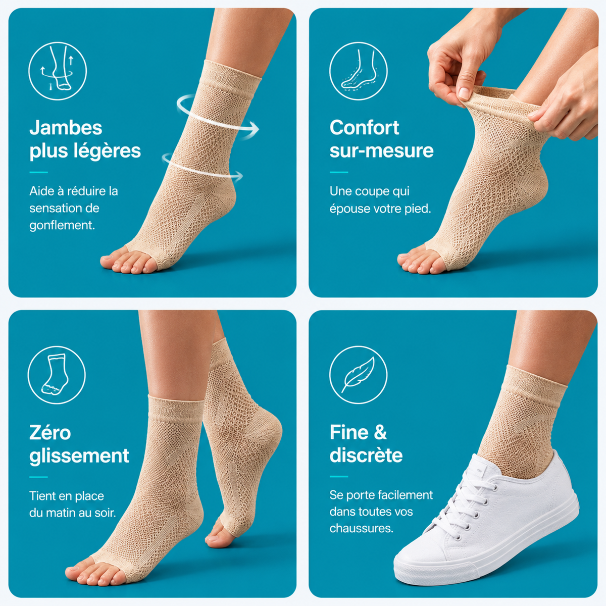 Chaussettes de compression